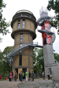 Der Wasserturm von Joachimsthal: Die BIORAMA-Aussichtsplattform ist immer von Ostern bis 31. Oktober, Donnerstag bis Sonntag sowie an Feiertagen, von 11.00 bis 18.00 Uhr geöffnet. Foto: Lutz Reinhardt